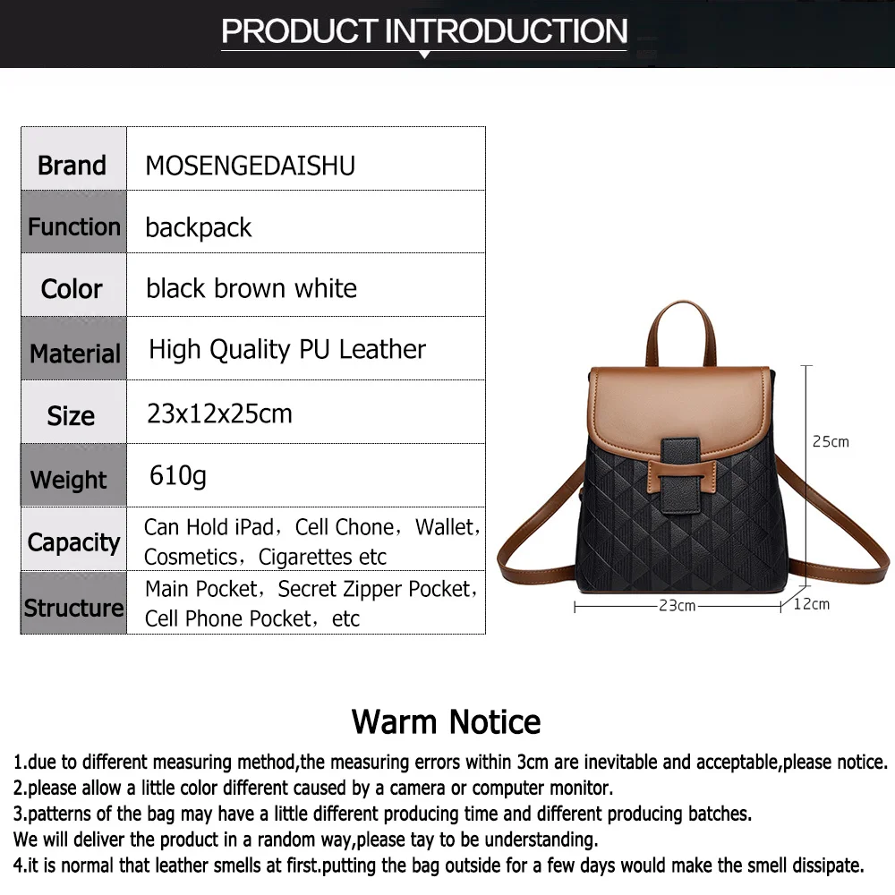 Imagem -06 - Mochila Multifunções de Luxo para Meninas Adolescentes Bolsa Escolar Geométrica Casual para Mulheres Bolsa de Ombro de Viagem Mochila Feminina Nova Moda