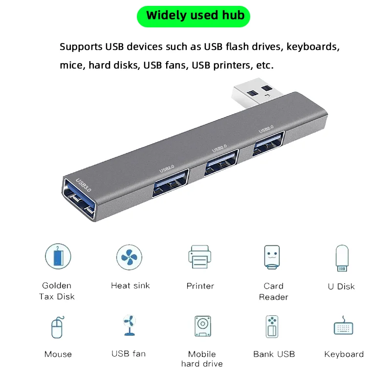 4 in 1 USB 3.0 Hub USB Hub High Speed type c Splitter 5Gbps For PC Computer Accessories Multiport HUB 4 USB 3.0 2.0 Ports
