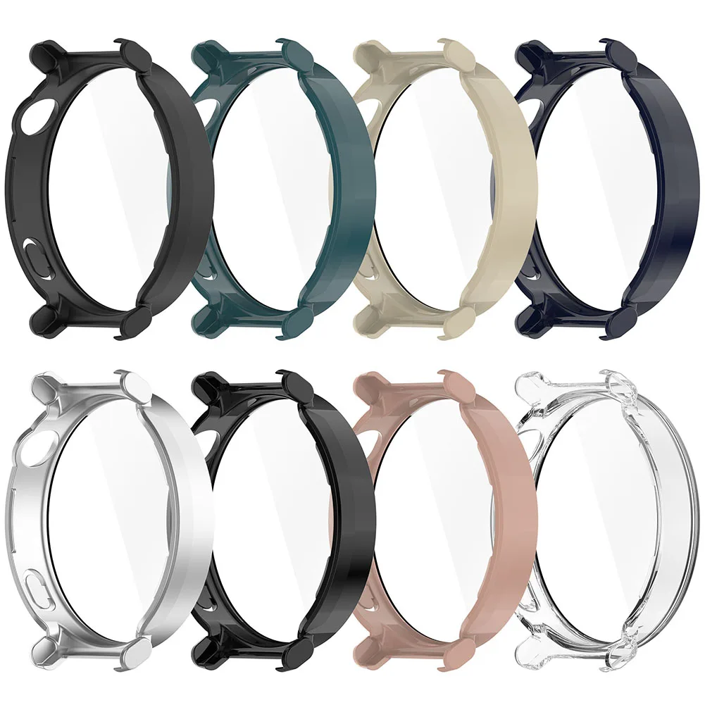 PC Case + กระจกนิรภัยหน้าจอป้องกันกรณี Anti-Scratch ป้องกัน Hard PC กรณีกันกระแทกสําหรับ Huawei Watch GT5 Pro 42 มม./46 มม.