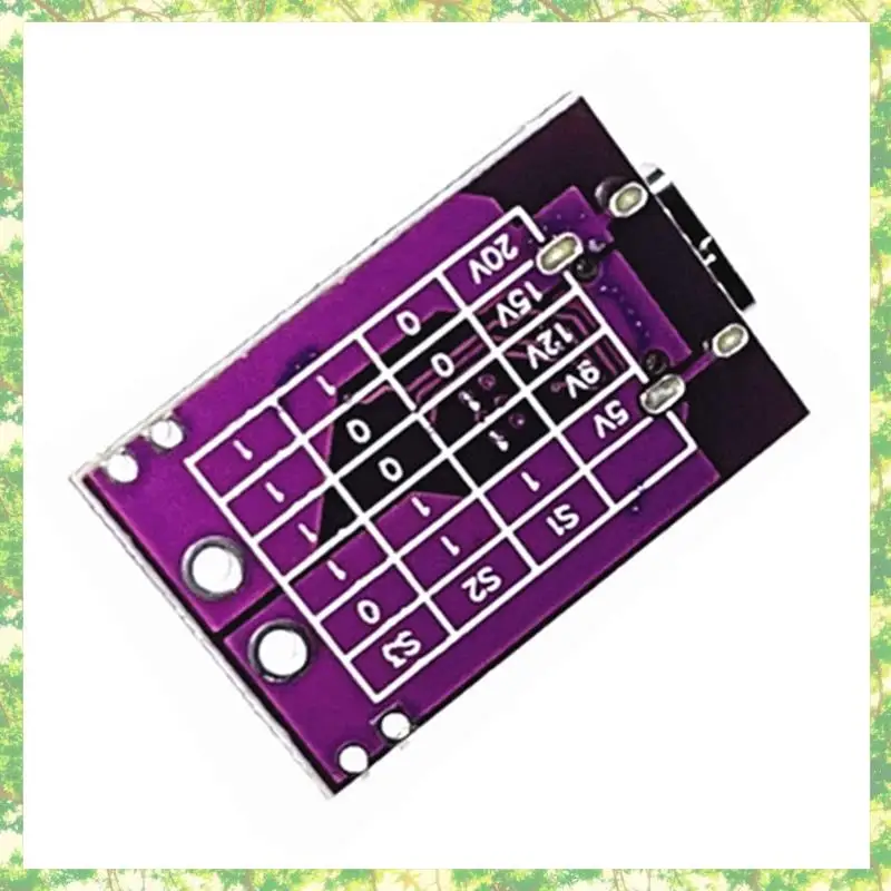 Smart-1 Buah Tipe-c QC PD2.0 PD3.0 Ke DC Spoof Detektor Poll Pemicu Isi Daya Cepat USB-PD Papan Perubahan Catu Daya Notebook