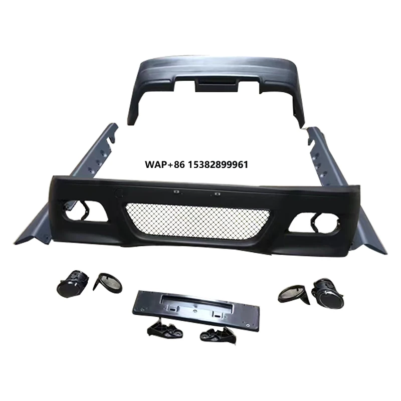 

Hot Selling Auto Parts M3 Type Bodykit M Power Front Bumper Rear Bumper Performance Body Kit For 3 Series E46 1998-2004