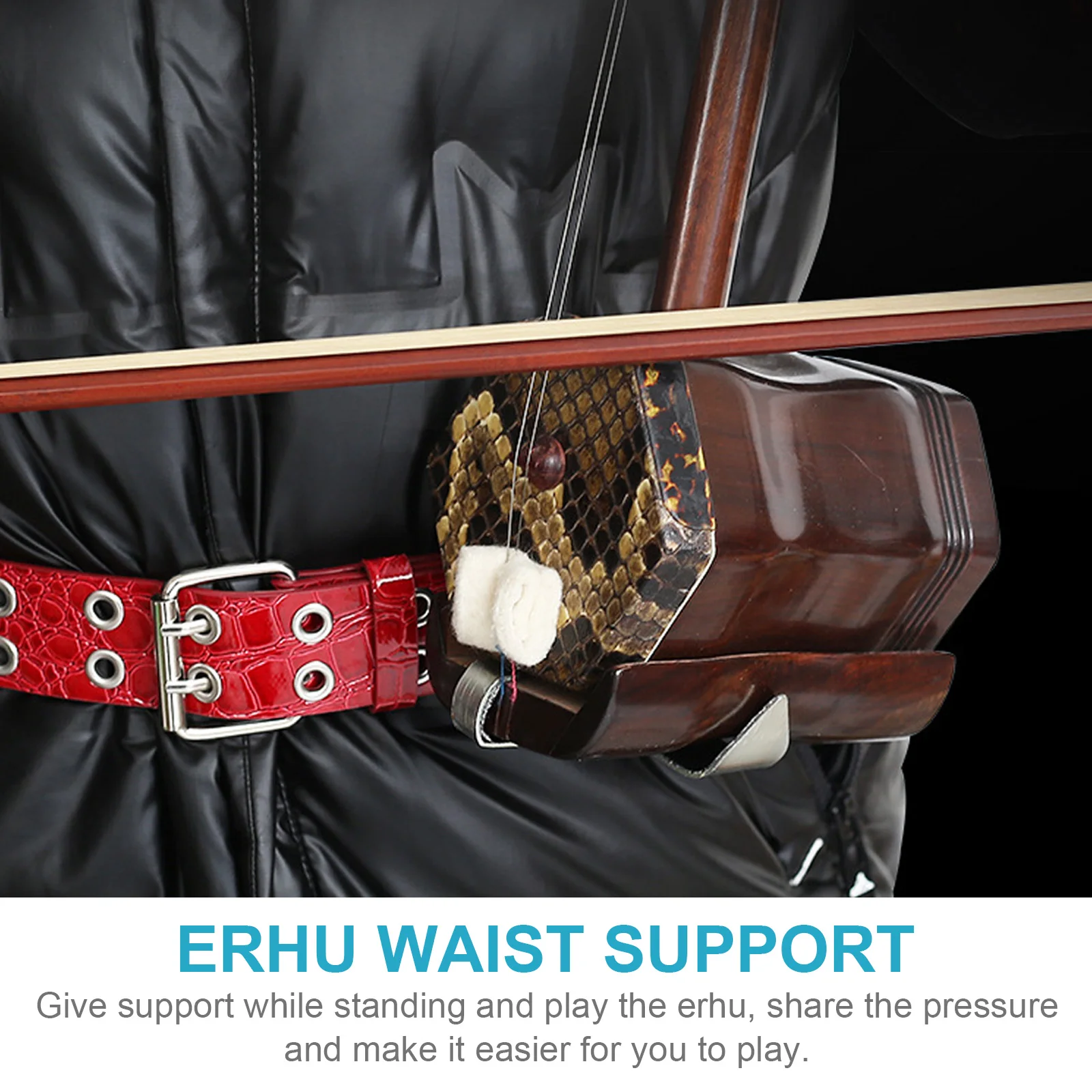

Erhu Waist Support Portable Rack Holder Bracket Supporting Sturdy Stand Car Instrument Accessory for