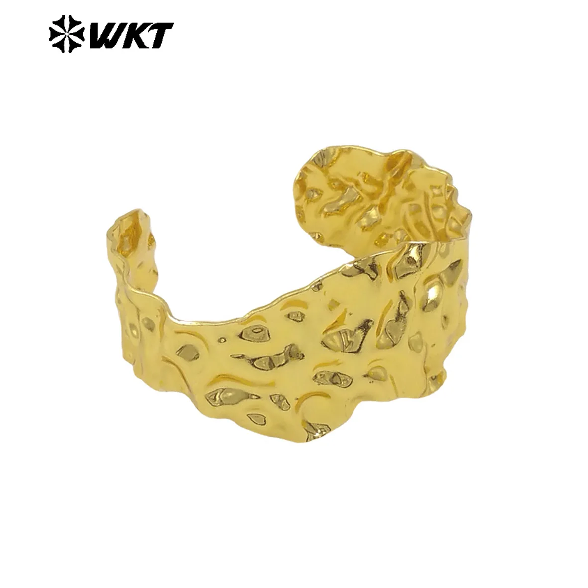 WT-B675 New Product Irregular Personality Hip Hop 18K Gold Plated Natural Brass Unisex Bracelet As Party And Daily Decoration