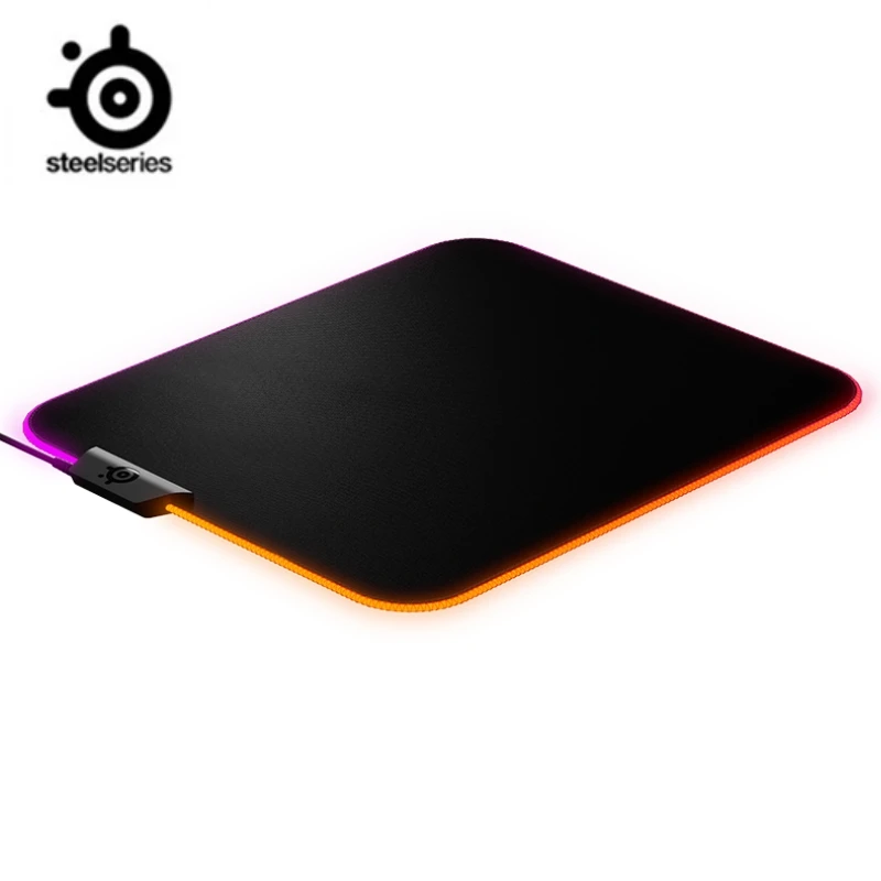 SteelSeries QcK Prism RGB Gaming Mouse Pad - 3XL - XL - Medium Cloth Optimized For Gaming Sensors  Maximum Control