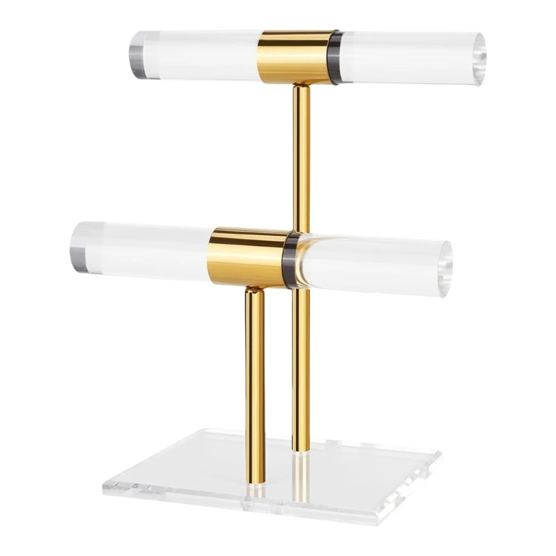 

XXFD Necklace Display Holder Bracelet Rack Bracelet Display Stand Acrylic Texture Jewelry Stand Perfect for Bracelet Jewelry