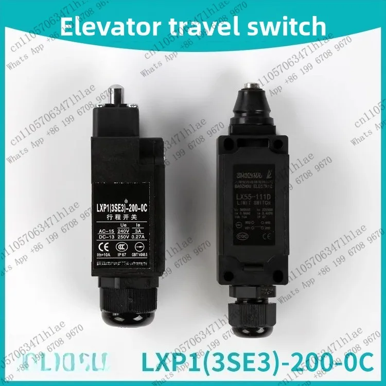 1PCS  LXP1(3SE3)-200-0C Elevator Accessories Buffer Bottom Pit Travel Switch LX55-111D