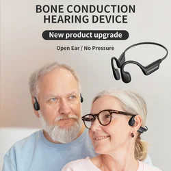 Bluetooth Bone Conduction Hearing Aid Noise Reduction Waterproof Noise-cancelling Voice Amplifier Wireless Headset For Elderly