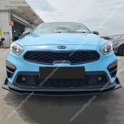 Front Bumper Lip Splitter Diffuser for Hyundai Cerato Kia K3 Forte GT 2018-2021 Spoiler Body Kit Accessories Tuning Gloss ABS