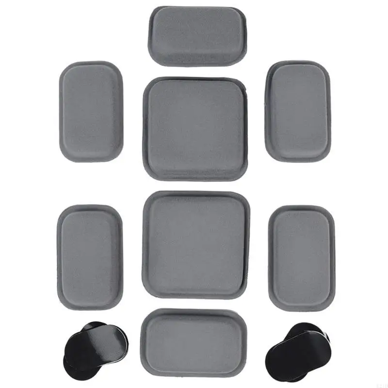 8Pcs Headgear Padding Cycyling Headgear Insert Liner Adjustable Ergonomic Breathable Sports Headgear Liner