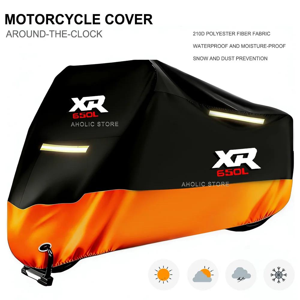 For Honda XR650L xr650l Motorcycle Cover 210D Oxford Waterproof Outdoor Indoor Dustproof Snow Proof UV Protection