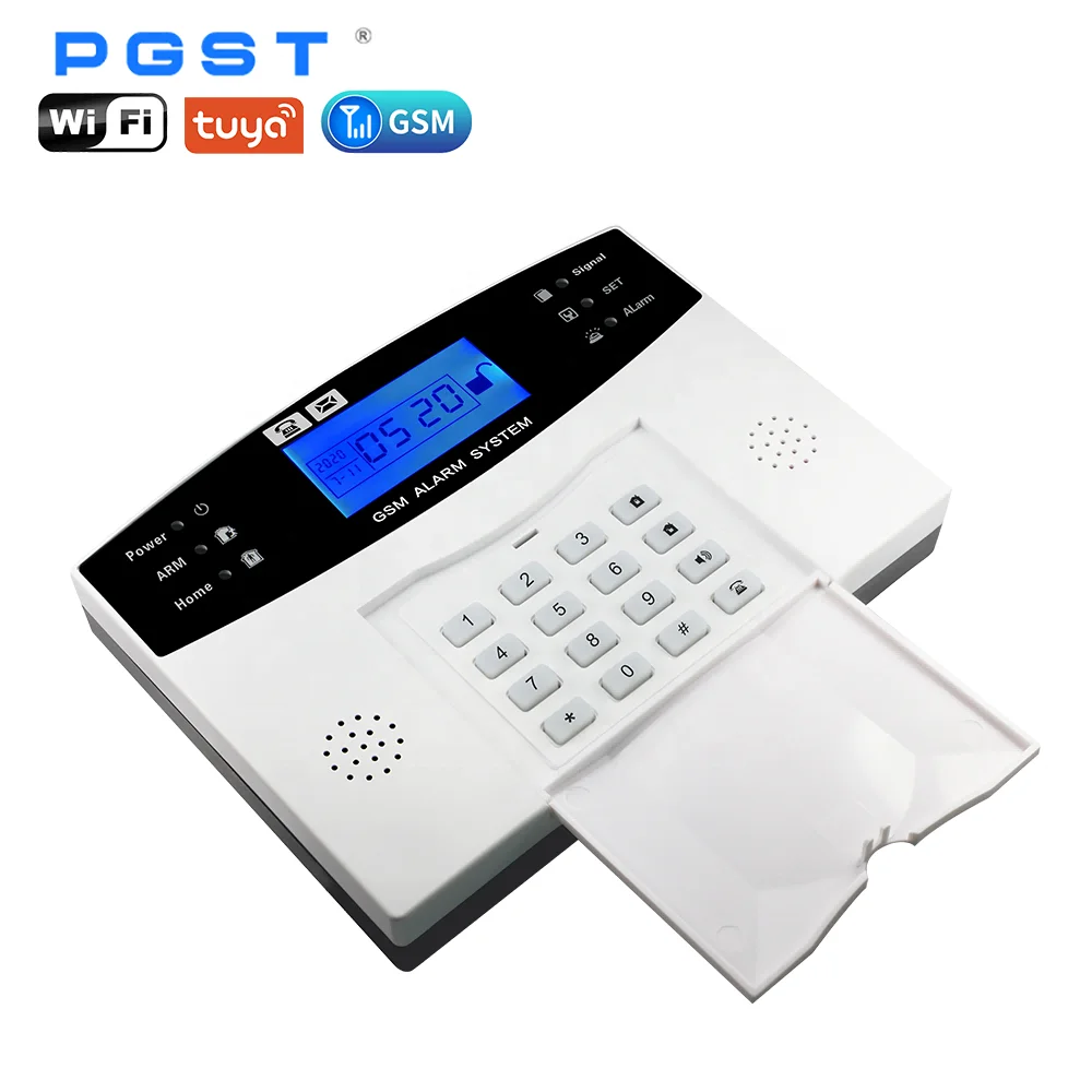 PG-500 Mobile App GSM WIFI Intelligent Intruder Anti Theft Home Burglar Security Alarm System Kit for Smart Home