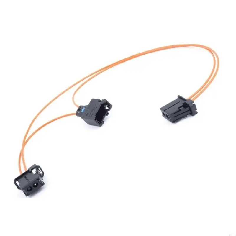 Automotive Diagnostic Fiber Connector 2M1F 20cm MOST Loop Bypass Cable for Player Map & Amplifier Systems 