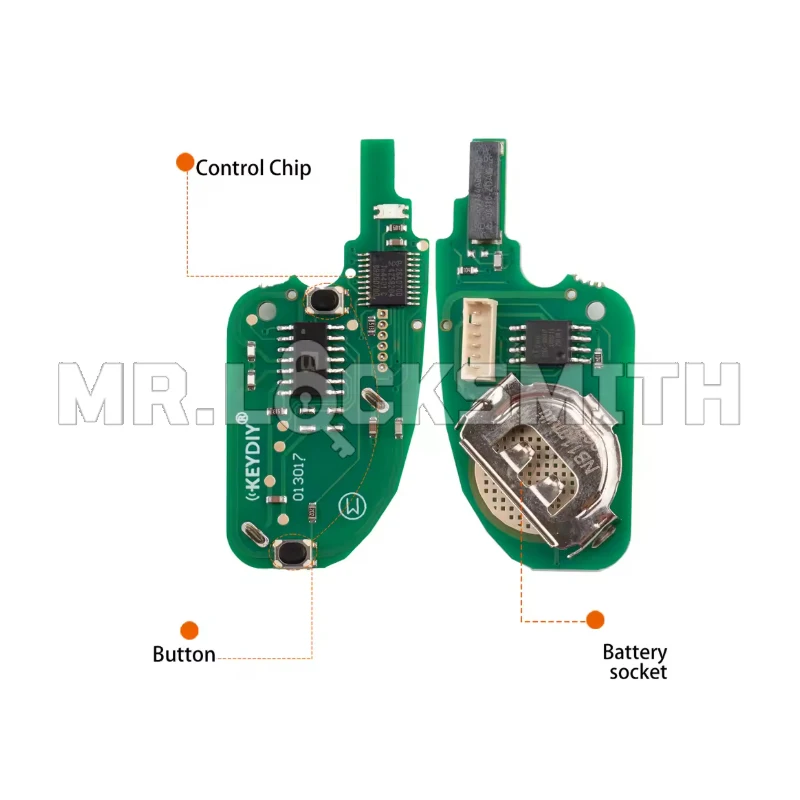 Original KEYDIY NB11-2 2 Button Multi-functional Smart Car Key For KD900/MINI/KD-X2 Programmer NB Series KD Remote Control