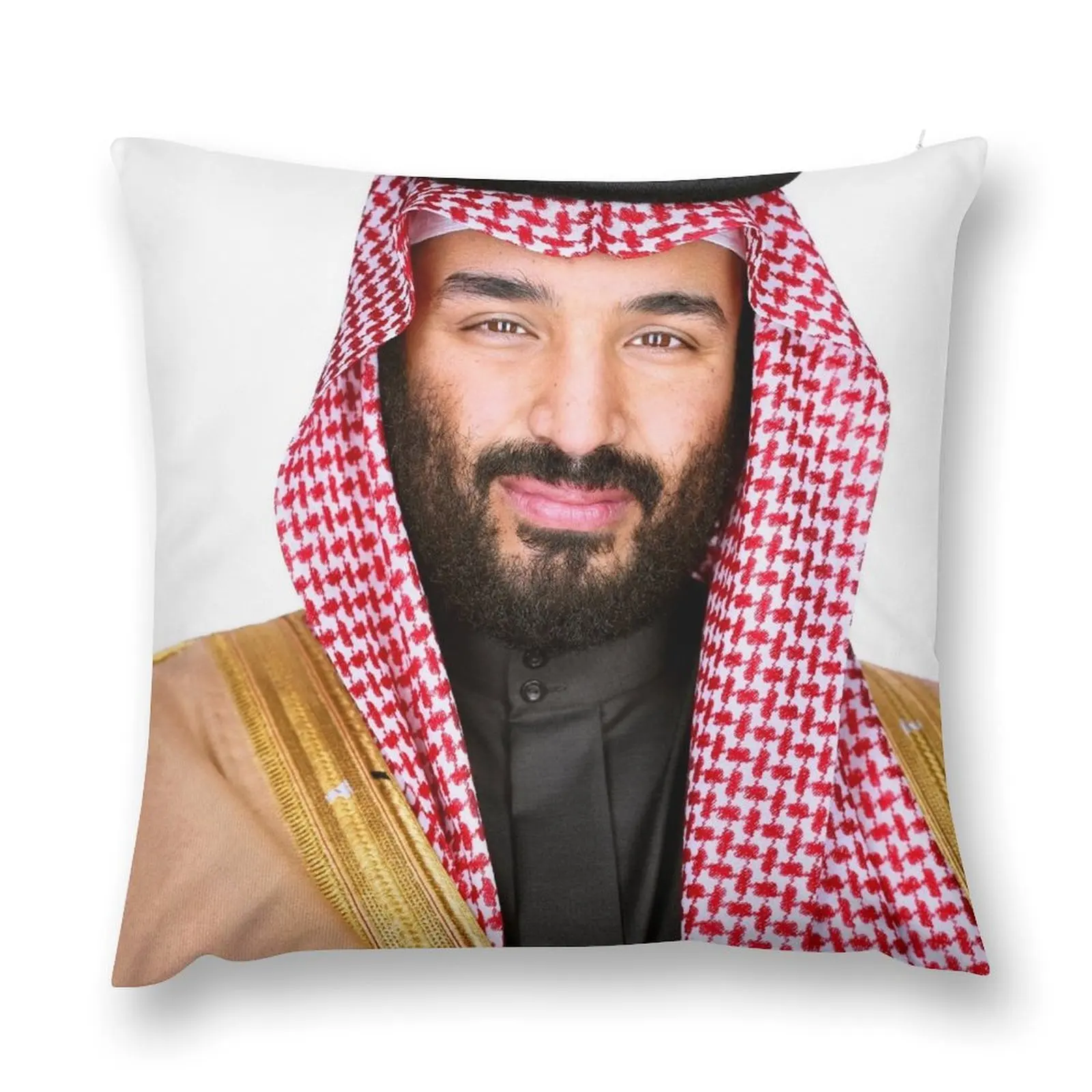 Mohammed Bin Salman Throw Pillow Room decorating items sleeping pillows luxury sofa pillows pillow