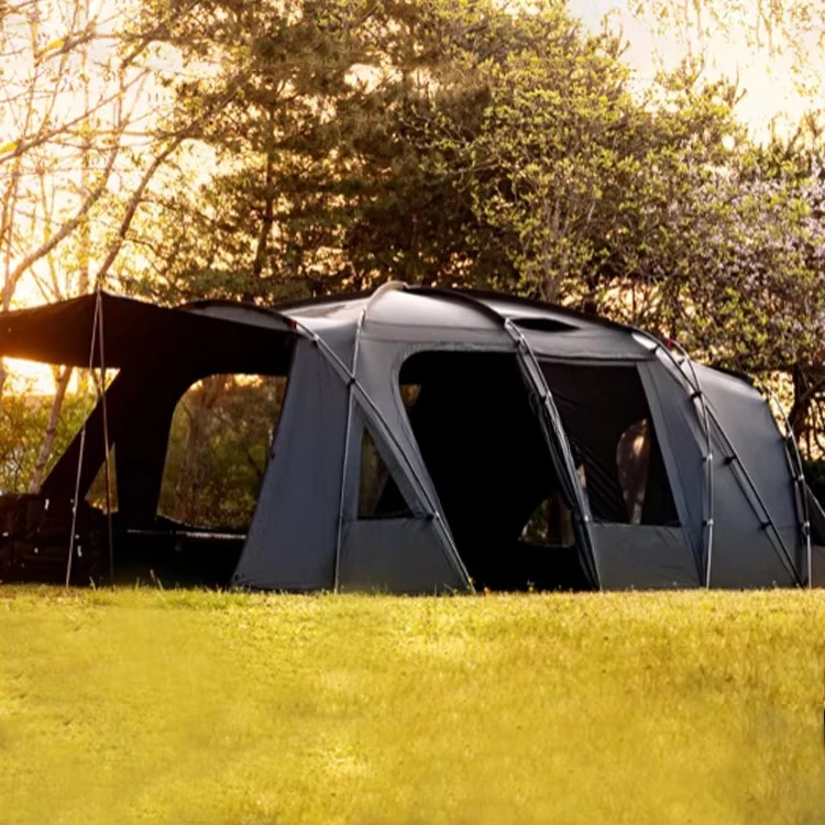 5 12-Person Garden Tents Outdoor Overnight Tunnel Tents Camping Overnight Windproof Thickened Rainproof Large Space - view 2