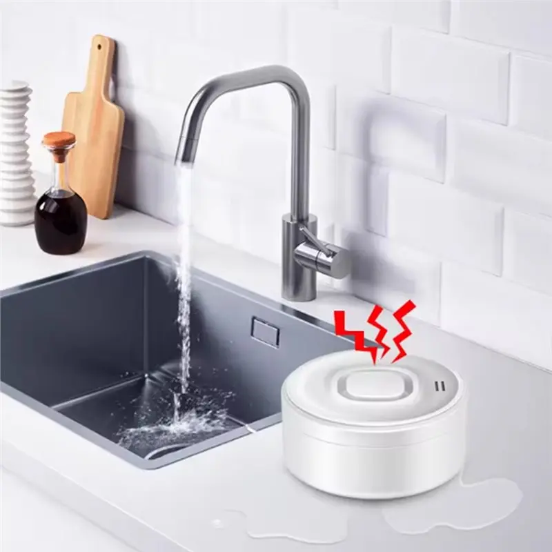 【RECOMENDAR】Tuya Smart For Home Safety WIFI Water Leak Detector 100Db High-Volume Alarm Real-Time APP Alerts Easy Setup With Ale