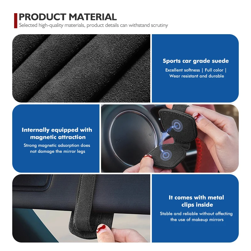 For Abarth Sun Visor Glasses Clips Interior Eyeglasses Storage Holder 500 595 695 Punto 124 Spider Panda - view 3