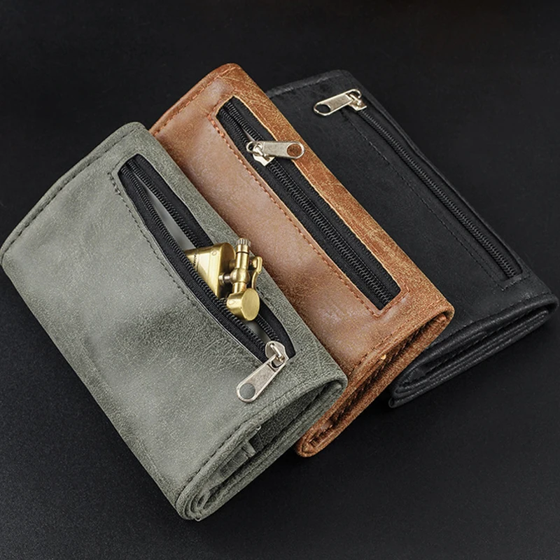 hand rolling tobacco pouches Pouch Bag Cigarette Case Made of Organic Cotton With Double Zipper It is specifically designed to help keep your tobacco at its freshest \ Opaeroo Retro PU Leather Tobacco
