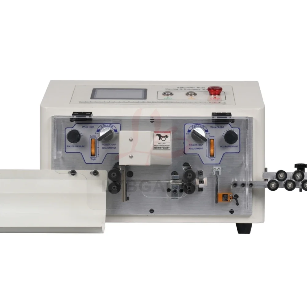 SWT-608-SDN SDS 4 колеса Автоматический короткий станок для зачистки проводов 0,1-6 мм2 Инструмент для зачистки проводов с сенсорным экраном 220 В