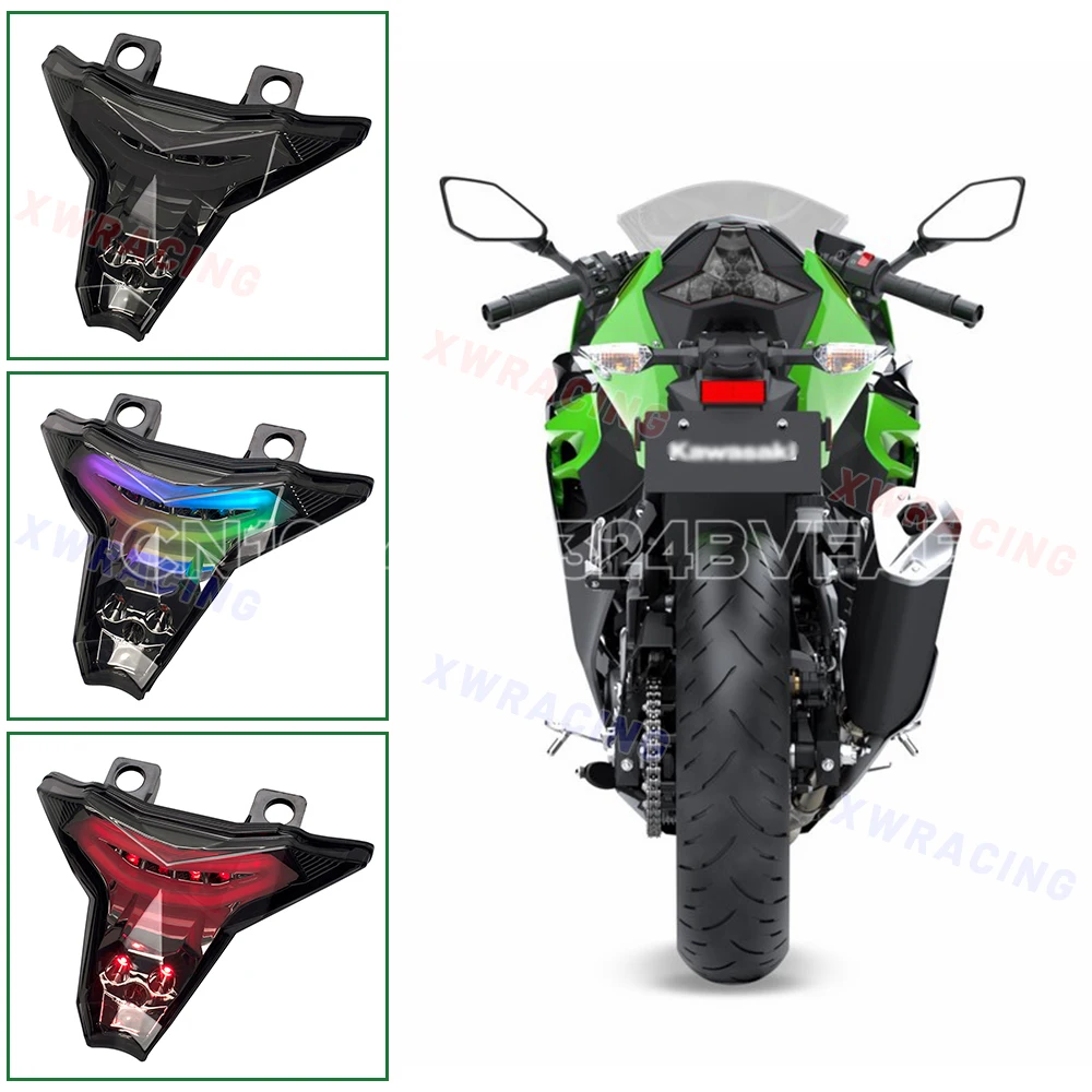 Suitable for Kawasaki Ninja Ninja400/Ninja250 Z400/Z250 motorcycle modification with LED taillights and brake lights