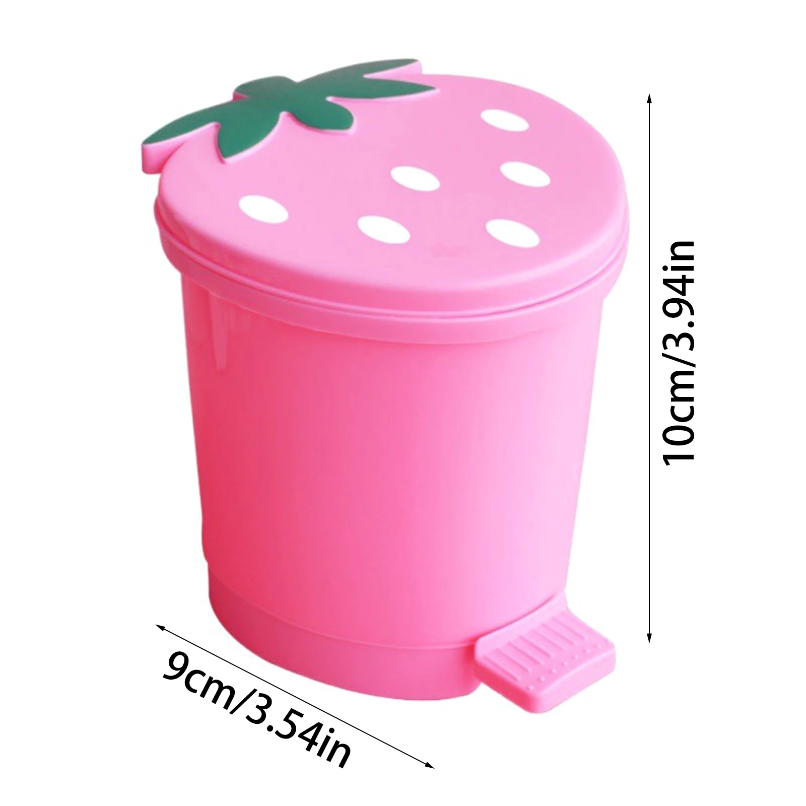 الوردي نمط الكرتون الفراولة نمط دلو المطبخ المنزلي غرفة المعيشة لطيف سلة التخزين يمكن أيضا تستخدم ل سلة المهملات #6