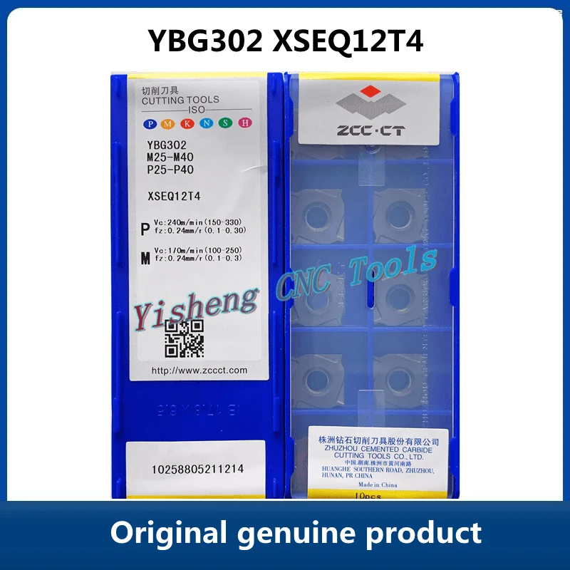 Imagem -03 - Original Zcc.ct Carboneto de Inserção Ybm253 Xseq12t4 Ybg302 Xseq1204 Ybg302 Xseq12t3 Ybg302 100