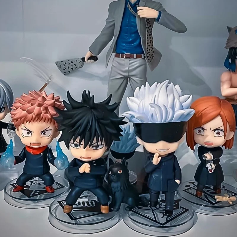 

Jujutsu Kaisen Figure Satoru Gojo Itadori Yuji Action Figure Movable Collection Fushiguro Megumi Geto Suguru Figurine Model Toys