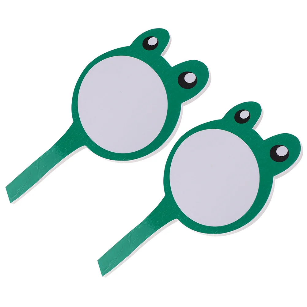 2 قطعة لوحة بيضاء صغيرة مجداف مسح جاف لوحة النتائج المحمولة لمزادات الفصول الدراسية المحمولة خفيفة الوزن حواف ناعمة