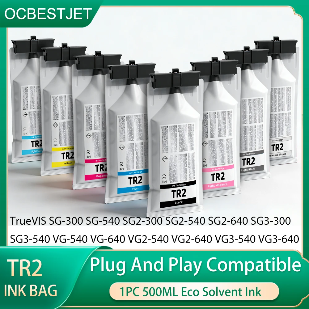 TR2 Ink Cartridges 500ml For Roland TrueVlS SG-300/540 VG-540/640 SG2-300/540/640 VG2-540/640 SG3-300/540 VG3-540/640