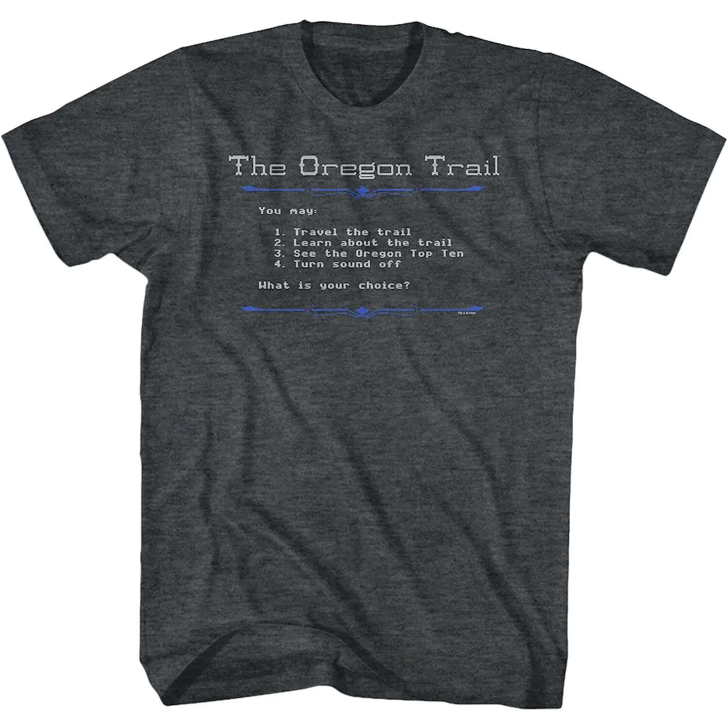 Hot 1971 The Oregon Trail Classic Game Themed Commemorative Japanese-style Retro Men's T-shirt