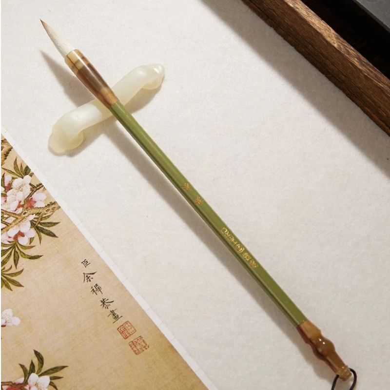 Professional Chinese Calligraphy Brush Set Mixed Hair Medium Regular Script High Resilience for Kids Beginners Students