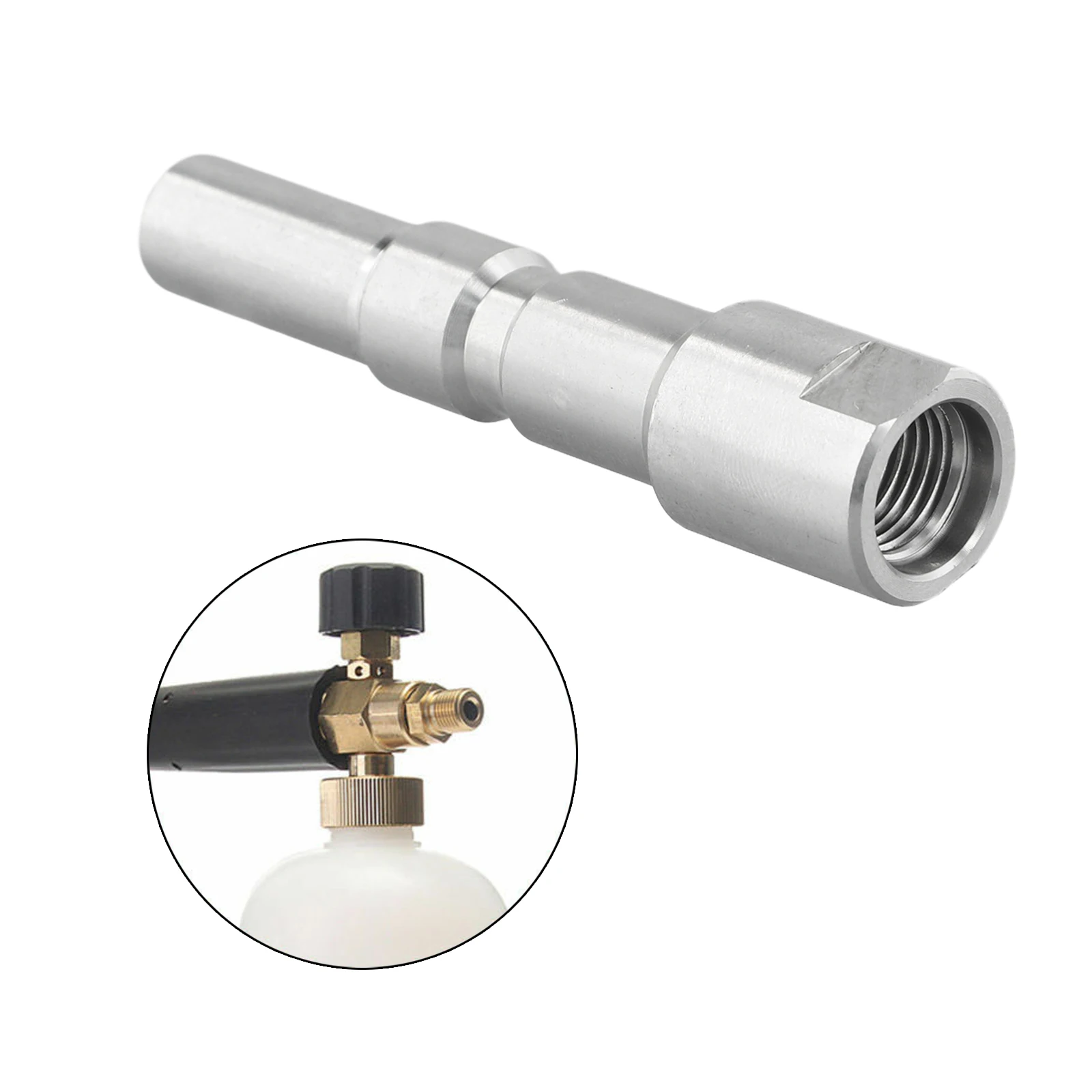 Für Nilfisk KEW Alto Hochdruckreiniger 1/4-Zoll-Adapter Ersatzteile Ersatzanschluss Schneeschaumlanze Praktisch