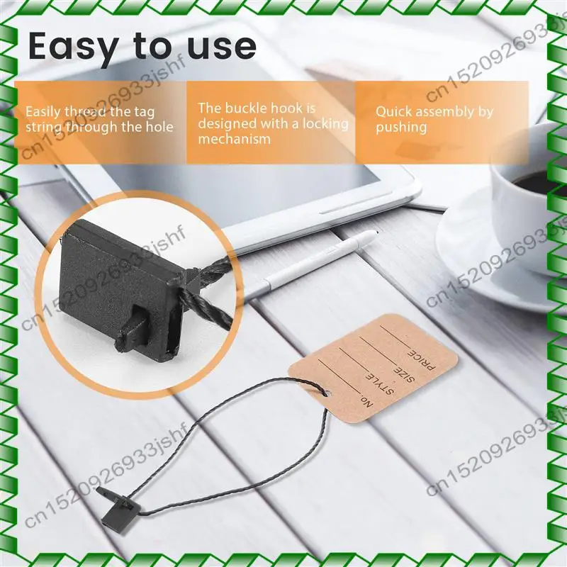 -BOFF 1000 Pieces Price Tags And Hang Tag String, Clothing Tags For Clothing Marking Tags Unstrung Tags Store Tags