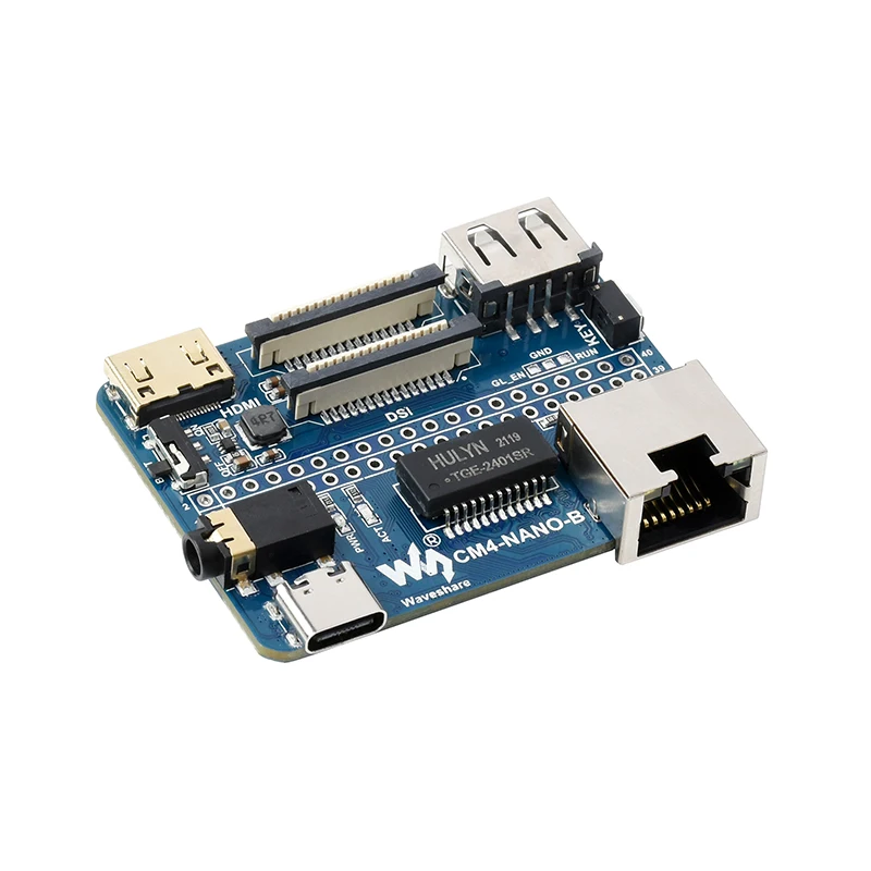 Placa Base Raspberry Pi CM4 Nano (B)USB CSI DSI Mini HDMI Compatible con Gigabit Ethernet RJ45 del mismo tamaño que el CM4 para Raspberry Pi