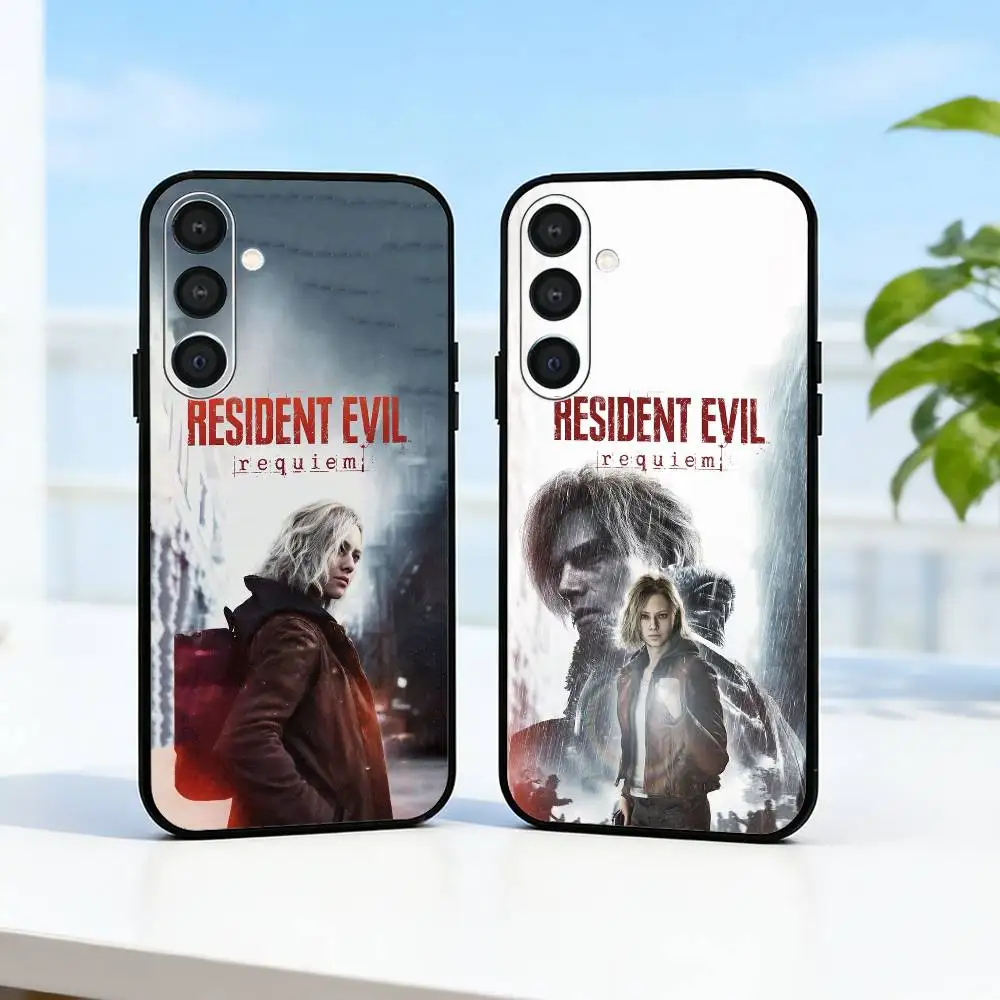 Game R-Resident E-Evil R-Requiem  Phone Case For Samsung  A73,72,71,53,52,51,22,91,80, Soft Black Cover