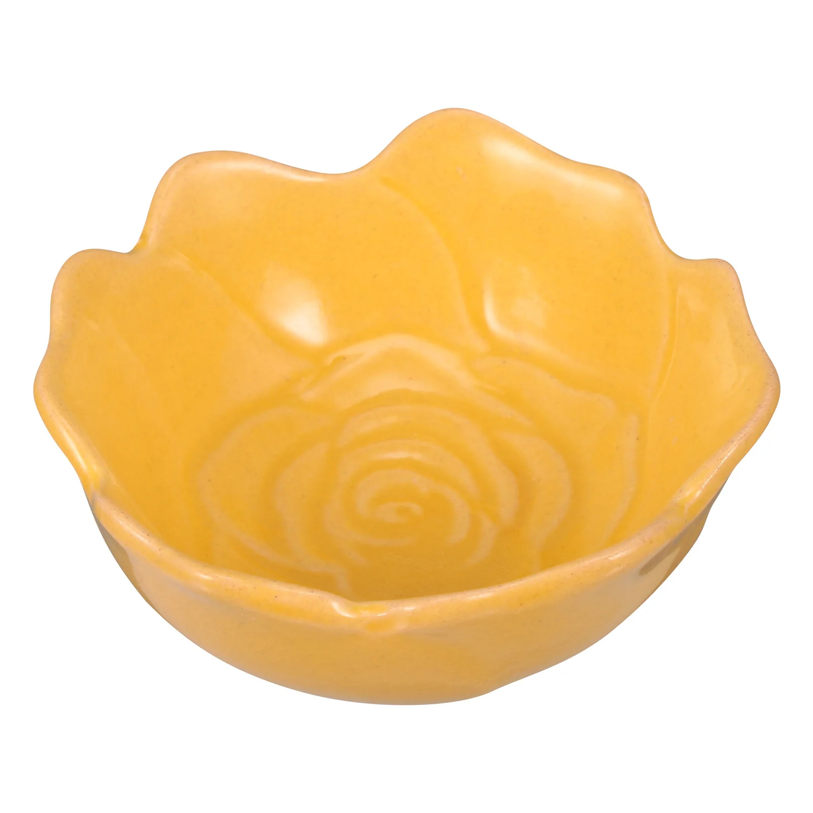 

1Pcs Aromatherapy Essential Oil Bowl Flower Shape Ceramic Incense Plate Small Porcelain Holder Compact Essential Oil Diffuser