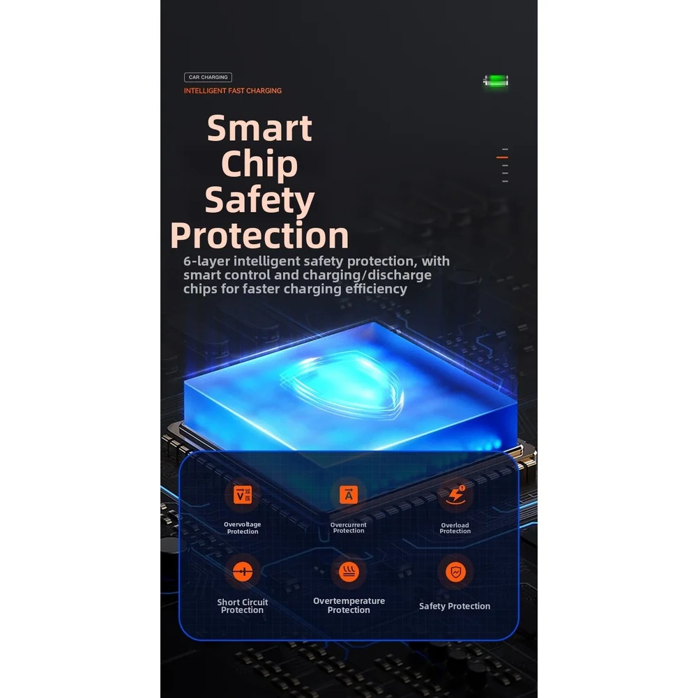 شاحن سيارة سريع مع مخرج USB مزدوج 45 وات متوافق مع مصدر طاقة السيارة 12 فولت مناسب للسيارات والمدربين