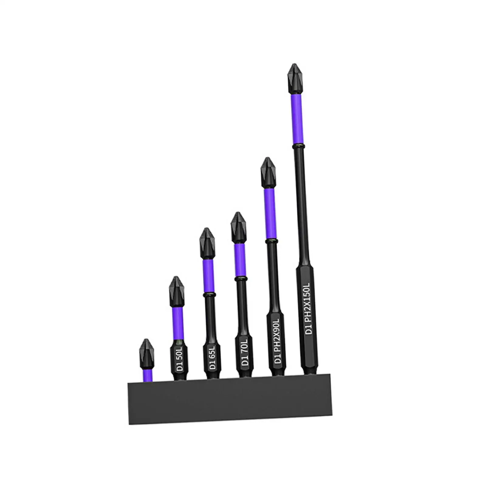 Screwdriver Bit Set Anti Slip Hardness Cross Head Cross Screwdriver Head for Repair Easy to Use Easy to Install Durable