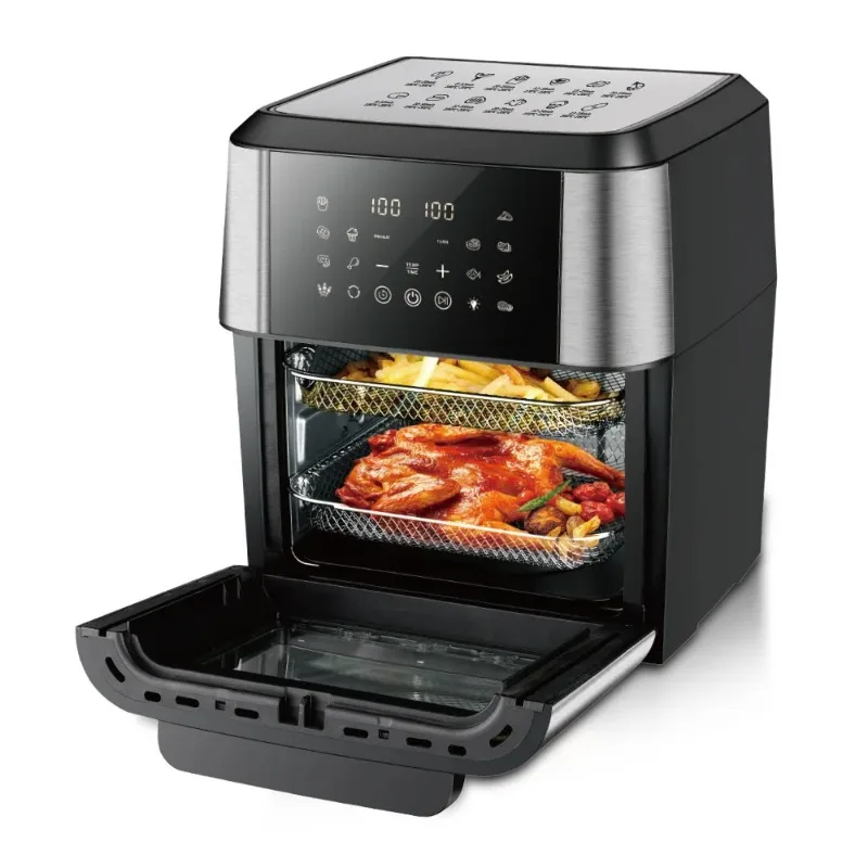 12L Large Capacity Air Fryer, Multifunctional Household Electric Fryer with Visual Smart Touchscreen, Oil-Free