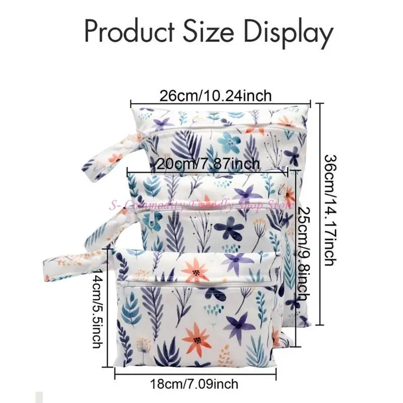 85AE Borse umide sospese Borsa per pannolini da viaggio riutilizzabile Tasca sospesa multifunzionale Borsa portaoggetti per