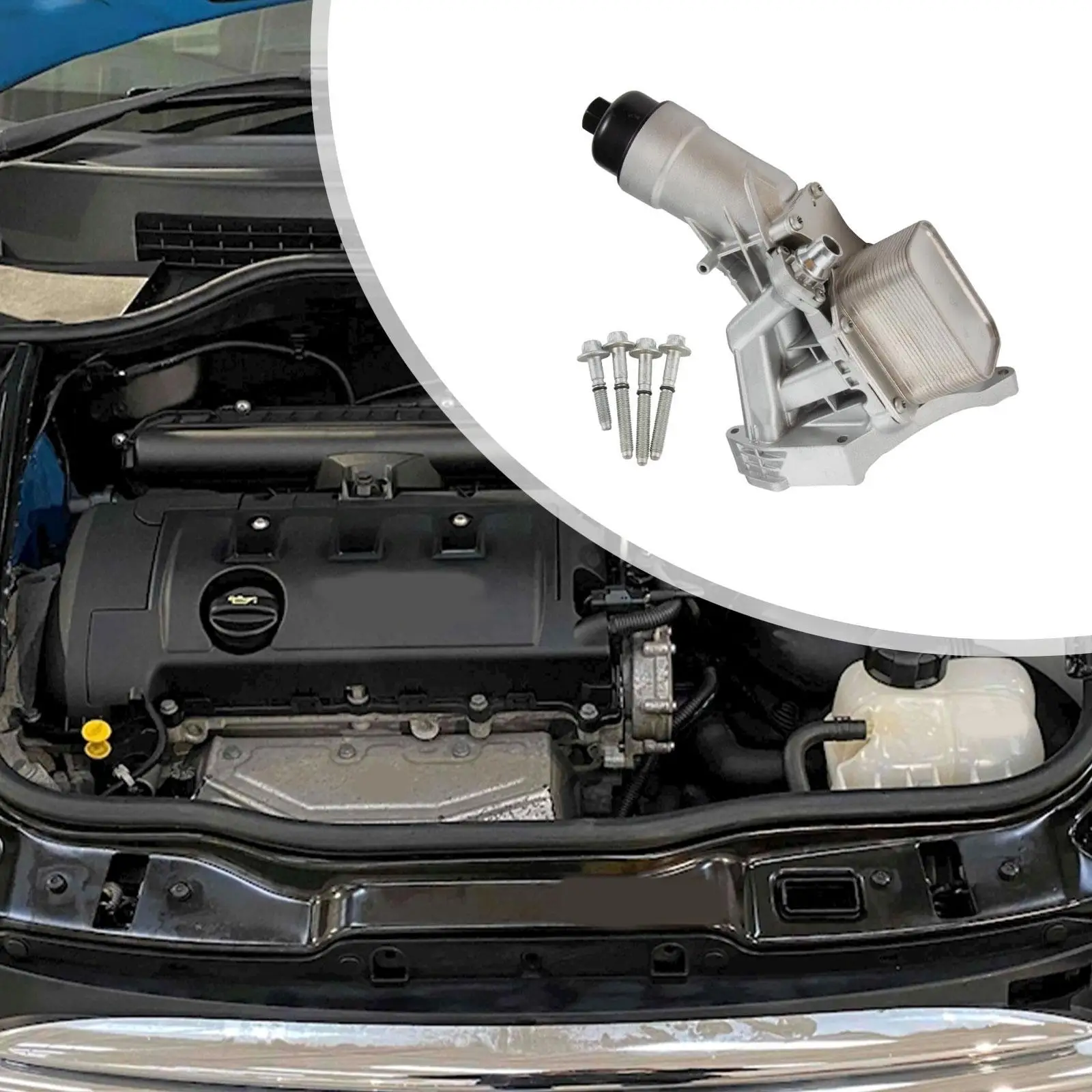 

Oil Cooler Filter Housing Assembly Replacement Car Accessories Professional 11428593771 11428576429 for BMW x4 x3 330E 230i