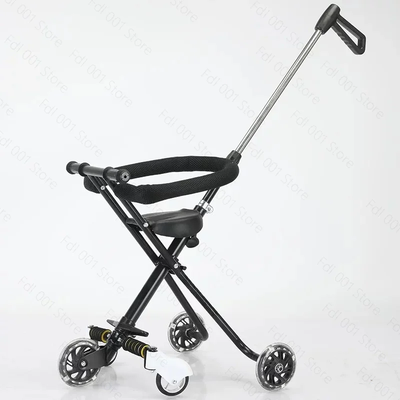 Baby Stroller That Can Be Ridden Or Reclined One Click Folding Lightweight And Easy To Carry For Outdoor Travel