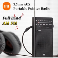 Xiaomi Full Band AM FM Radio Battery Powered 3.5mm AUX Portable Pointer Radio HIFI Analog Radio Best Reception Pocket Radio