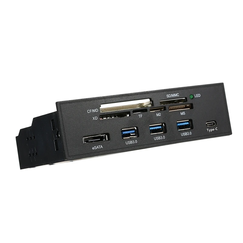 5.25Inch Card Reader Internal Card Reader Media Multi-Function Dashboard PC Front Panel Type-C USB 3.1 USB 3.0