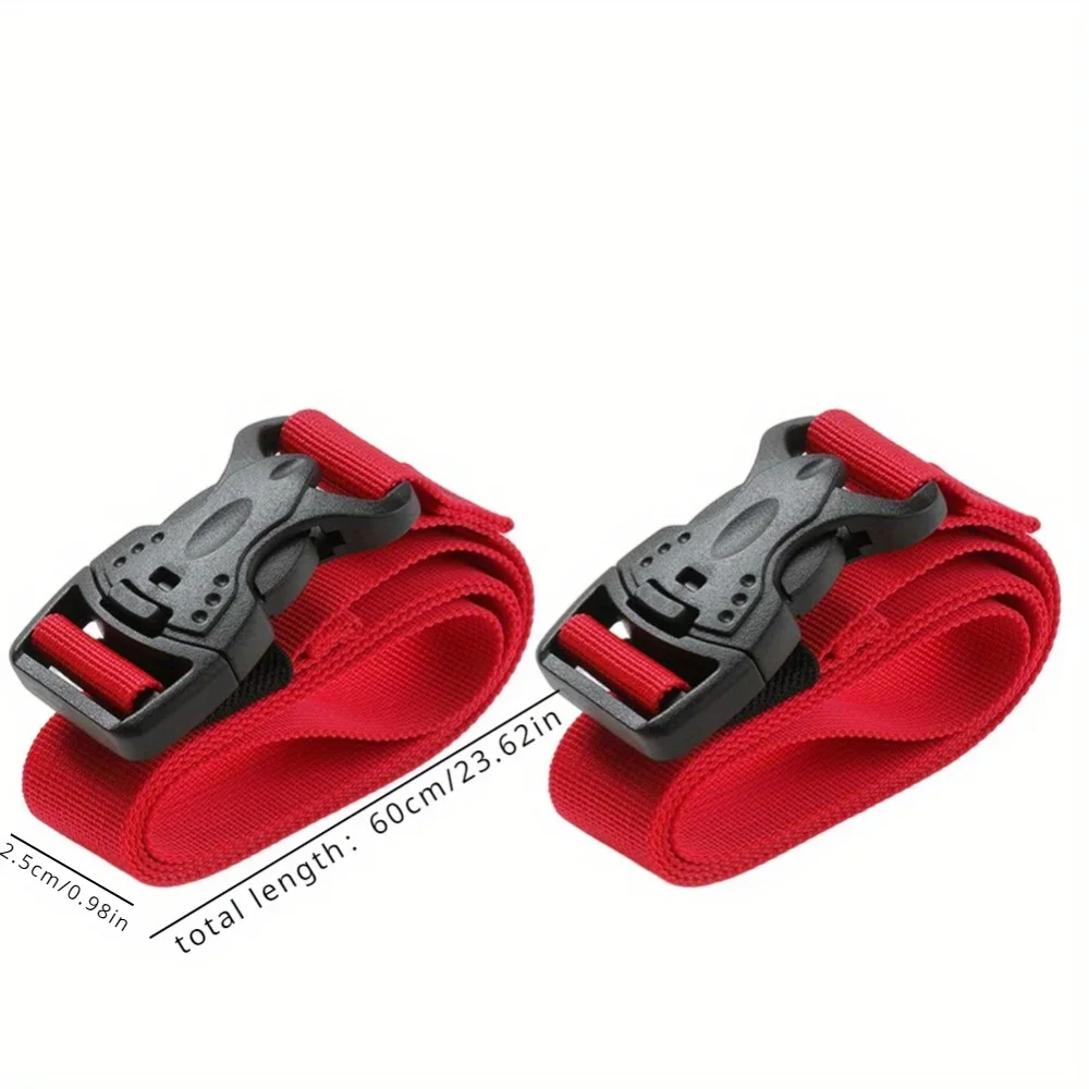 قطعتان من مشبك الأمتعة للتخييم، مشبك محمول سريع التحرير، مشبك قوي، أداة تخييم للأمتعة