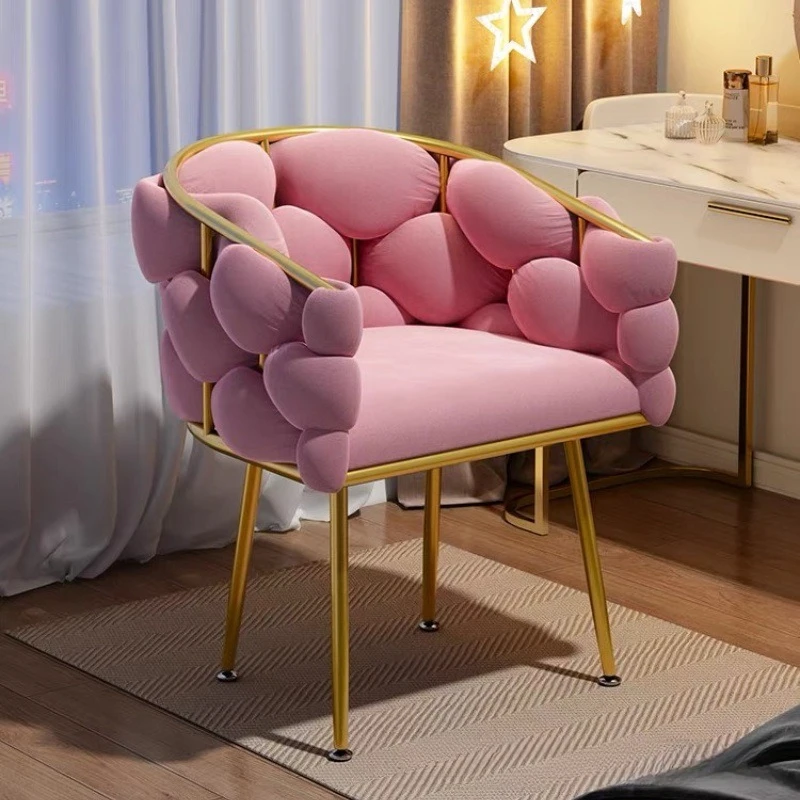 Comfortable customer-exclusive makeup chair for women's bedroom