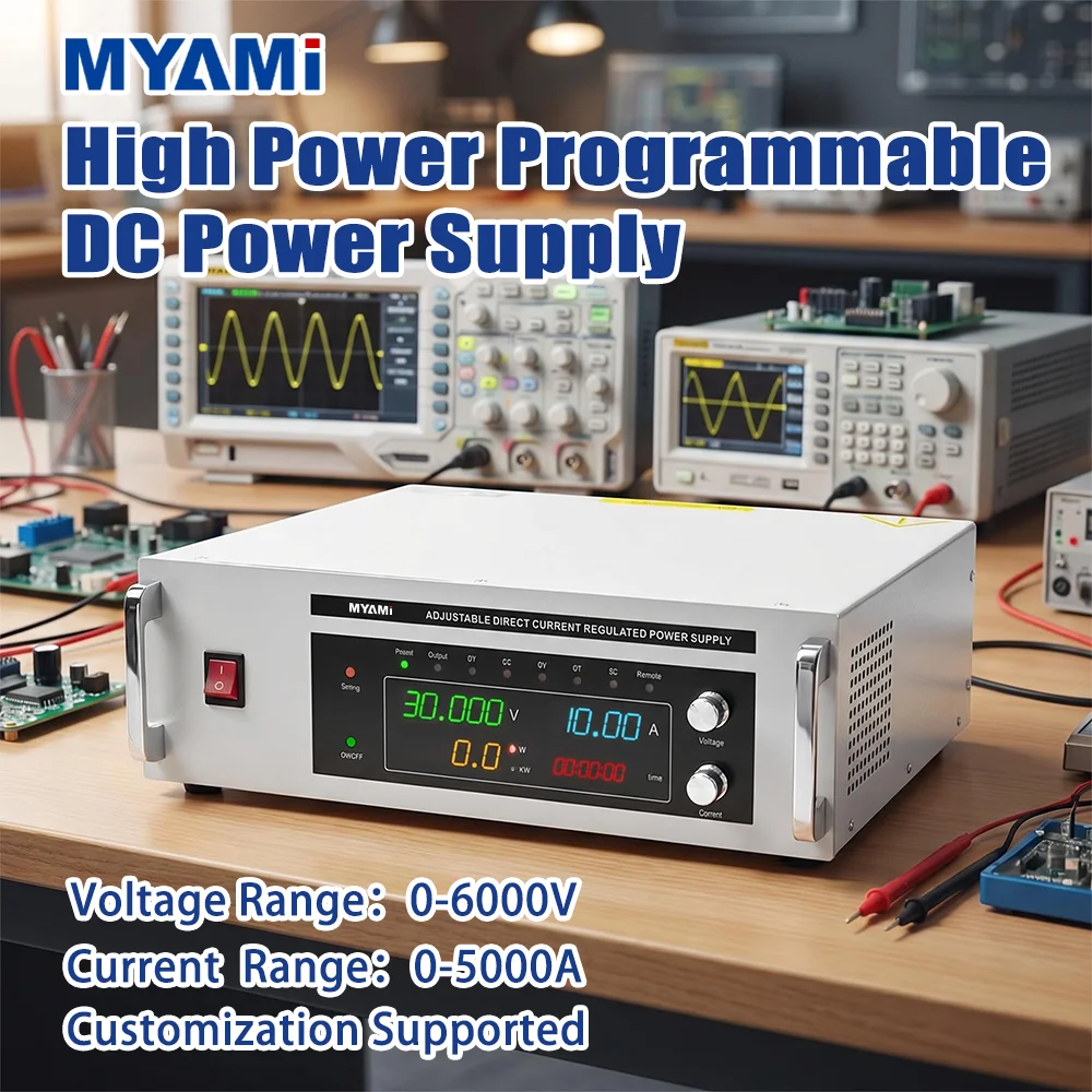 Myami Adjustable 40 V 50v 60v 100v 120v 150v 200v 250v 300v 400v 500v 600v 1000v Electroplating Dc Power Supply
