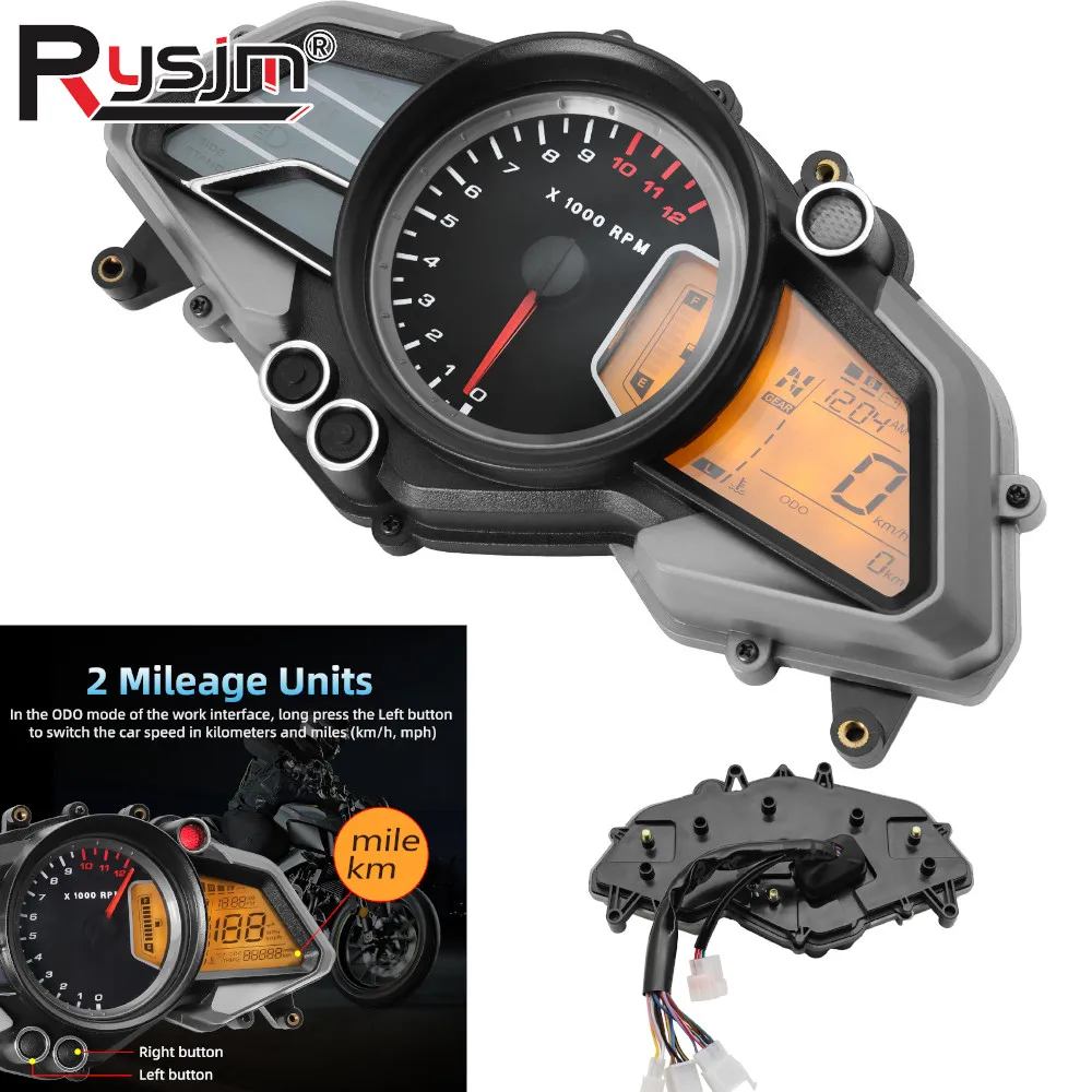 For Bajaj pulsar 135 150 160 180 200NS 2015-2018 Digital Meter LED Speedometer Motorcycle Instrument Tachometer Odometer