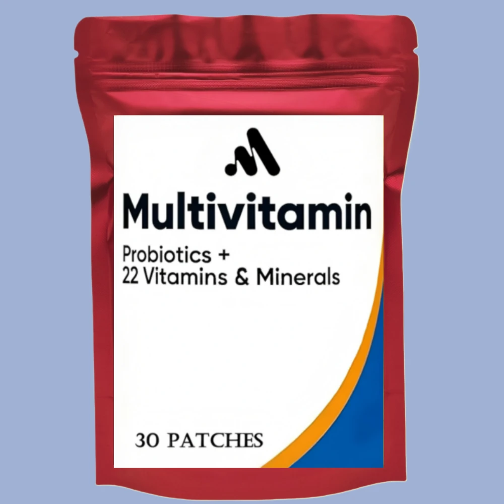 30 Patches Multivitamin with Probiotics Immune Vitamins and Quercetin Vitamins, Supports Cardiovascular Health