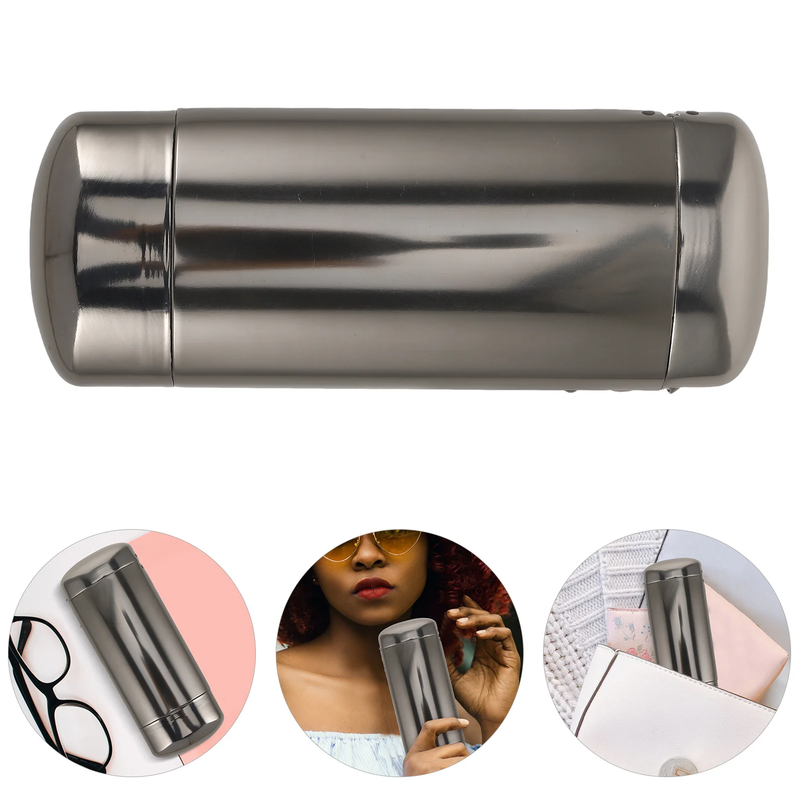 

LIFKOME Aluminum Hard Shell Eyeglass Case Lightweight Portable Glasses Holder Protective for Travel Daily Use